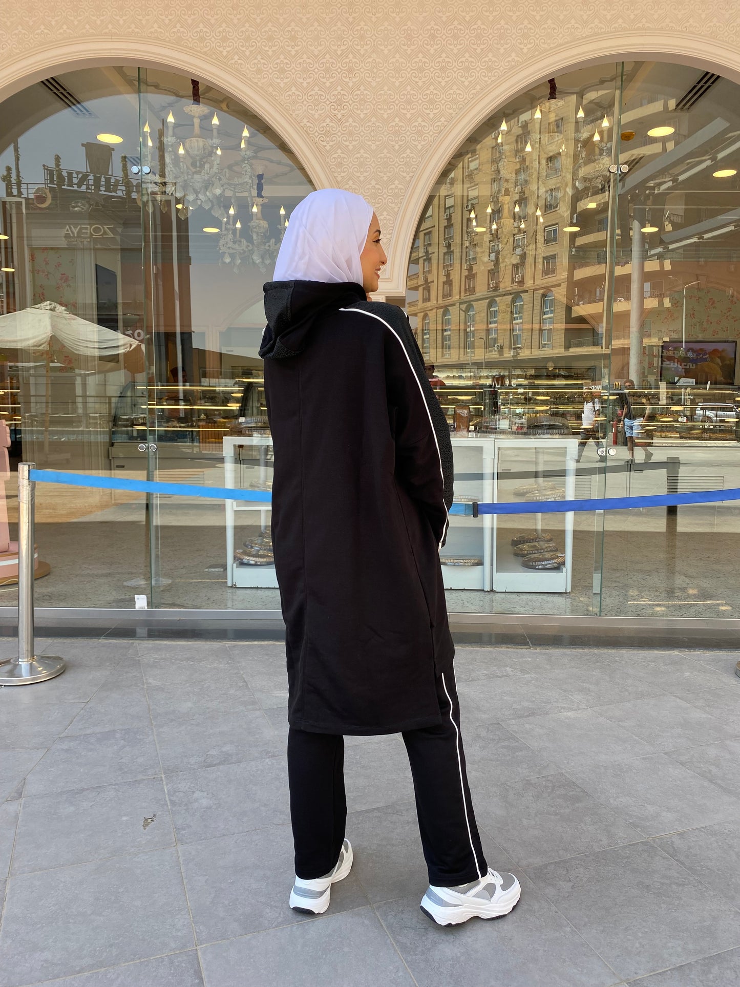 Black Hoodie Training Suit