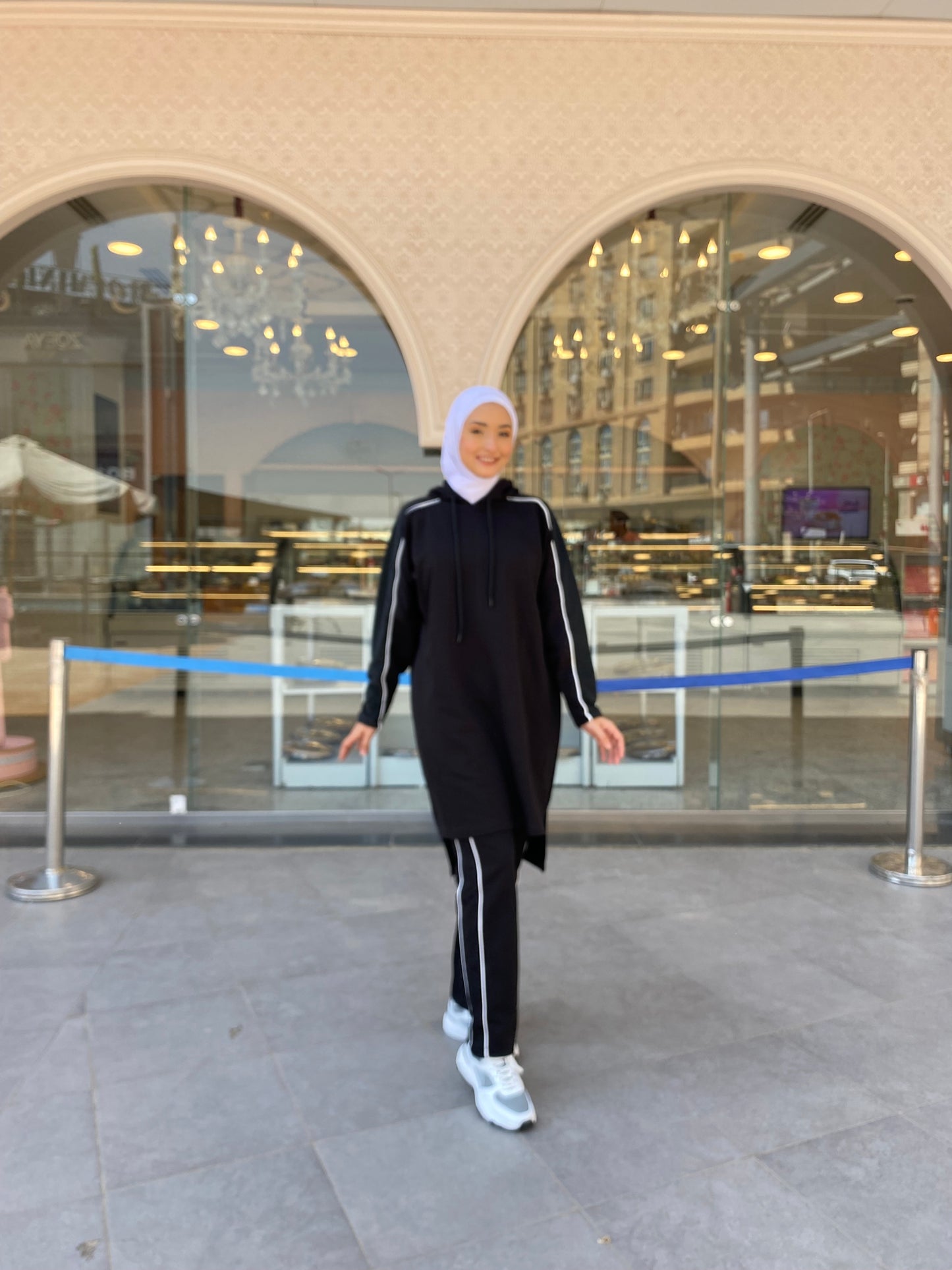 Black Hoodie Training Suit