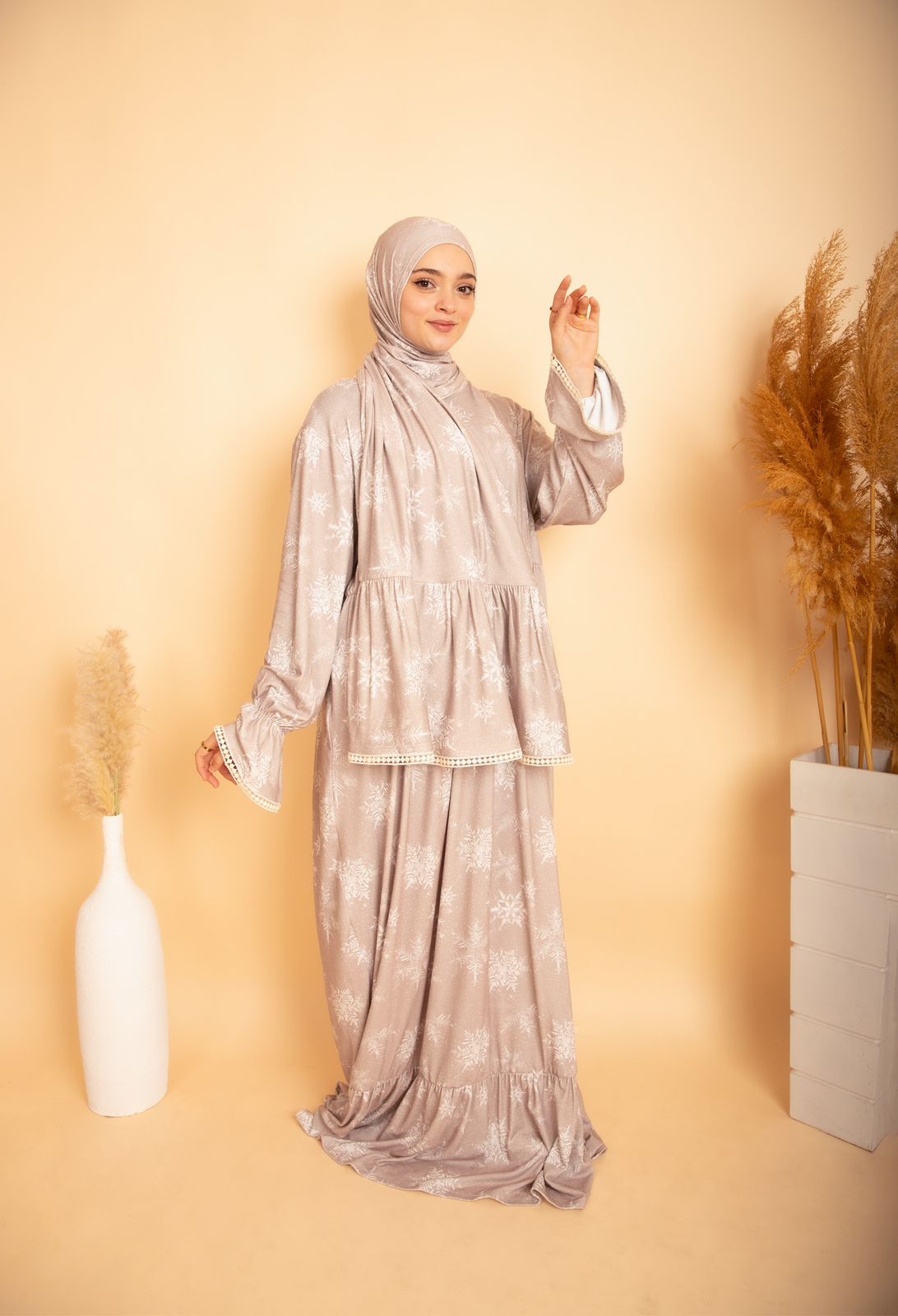 Snow flakes Soft Winter Printed Isdal