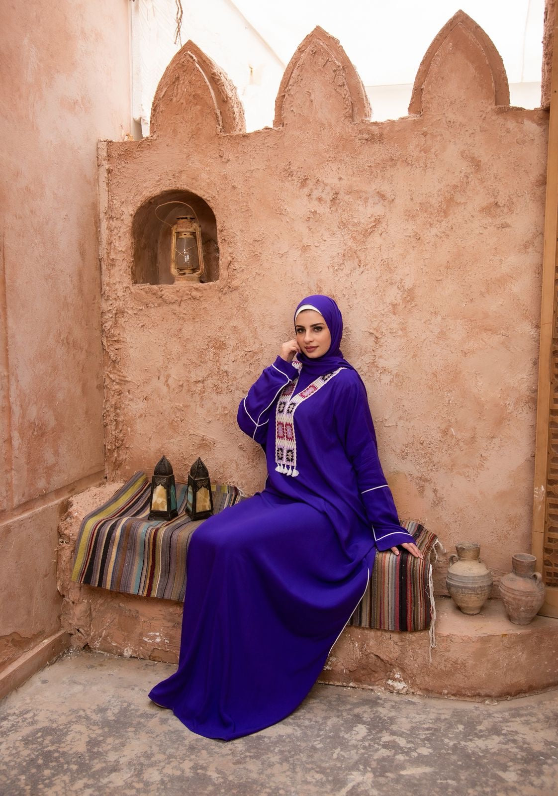 Viscose isdal - Mauve