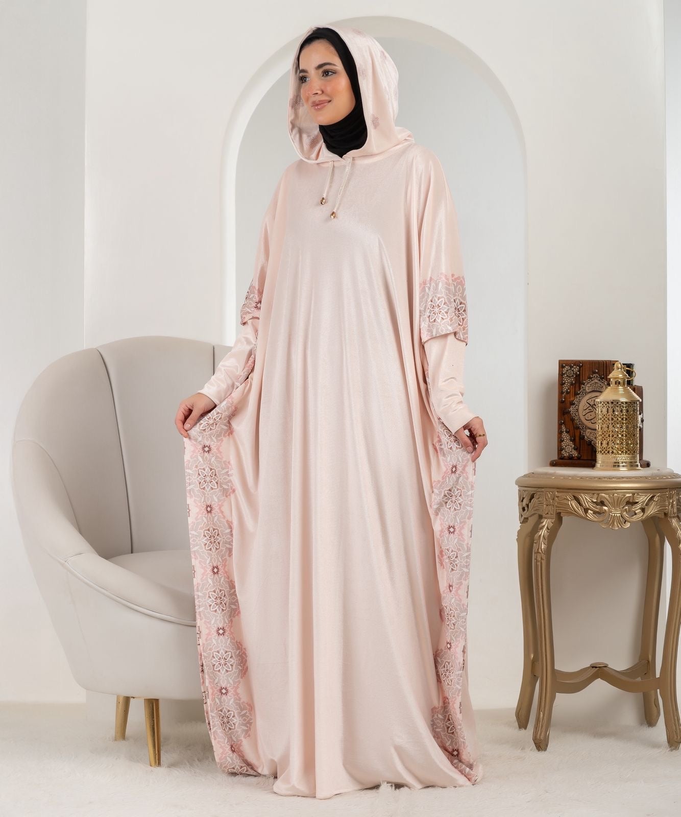 Elegance Printed Velvet Isdal - اسدال قطيفة مطبوع