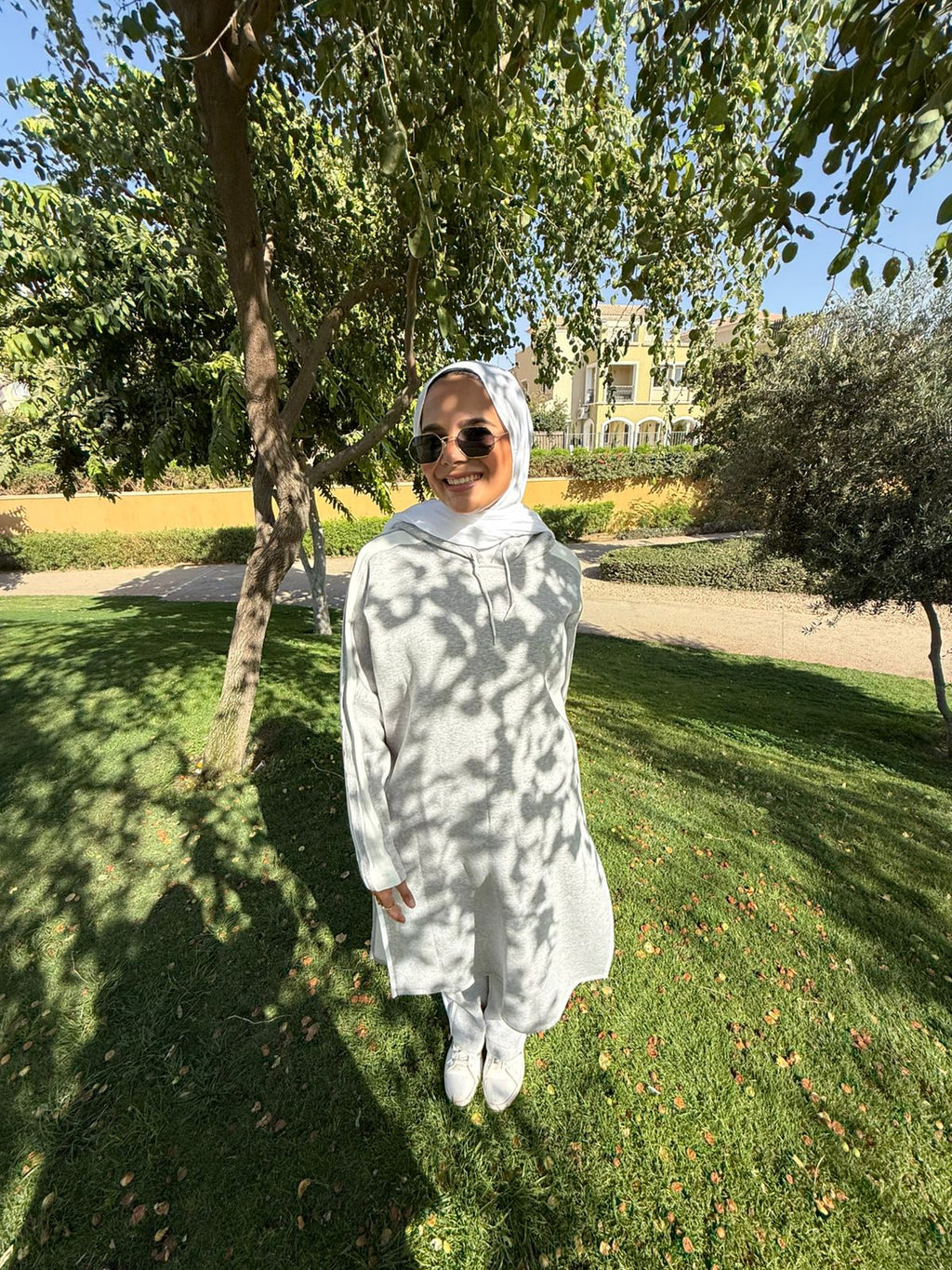 Modest Over Size Tracksuit - Grey