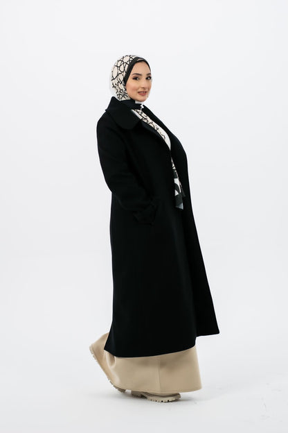 Coat Soft Wool - Black