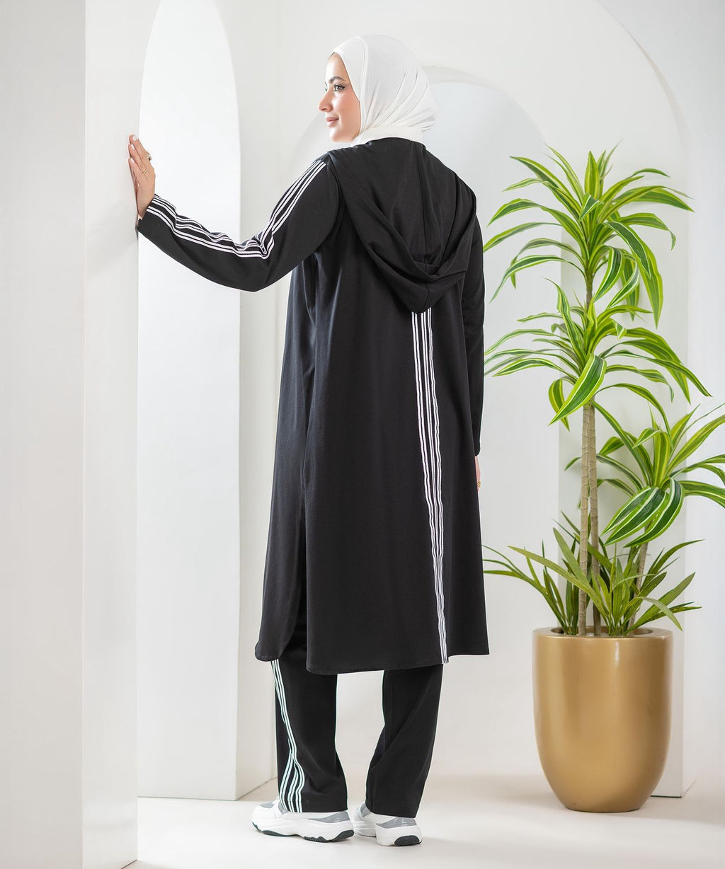 Black Stride Tracksuit