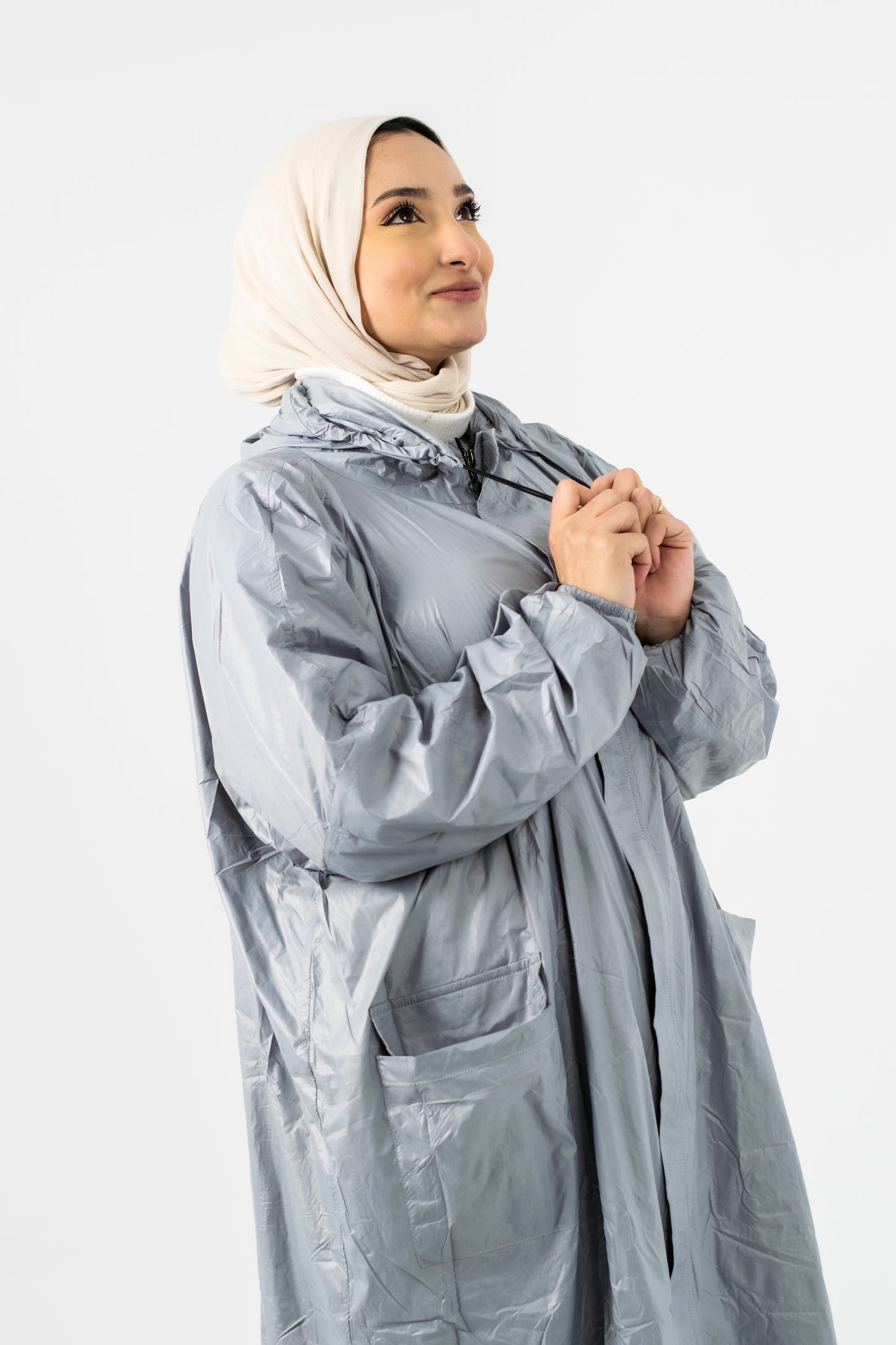 Waterproof Rain Coat ( 3 pieces ) Grey