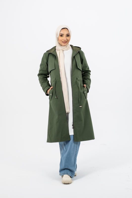 Trench Coat Green