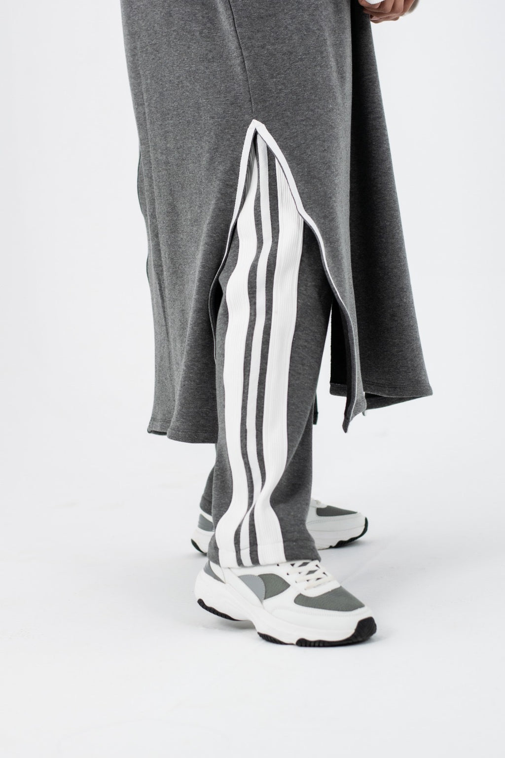 Modest Over Size Tracksuit - Grey