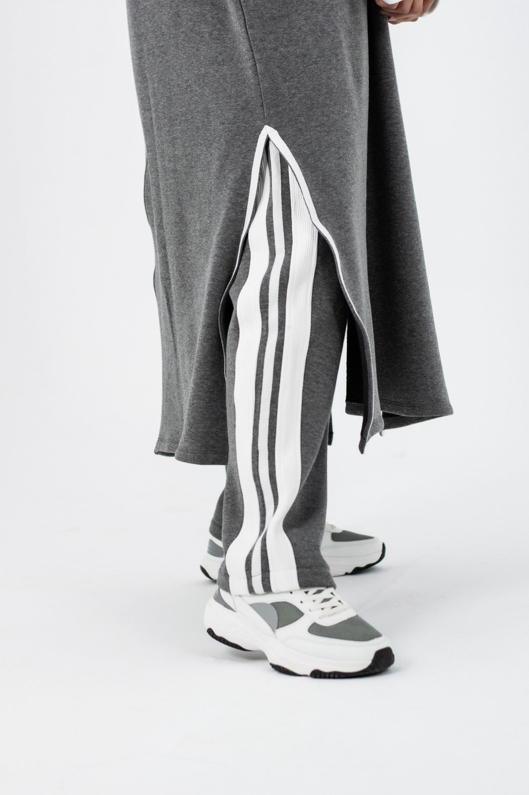 Modest Over Size Tracksuit - Grey