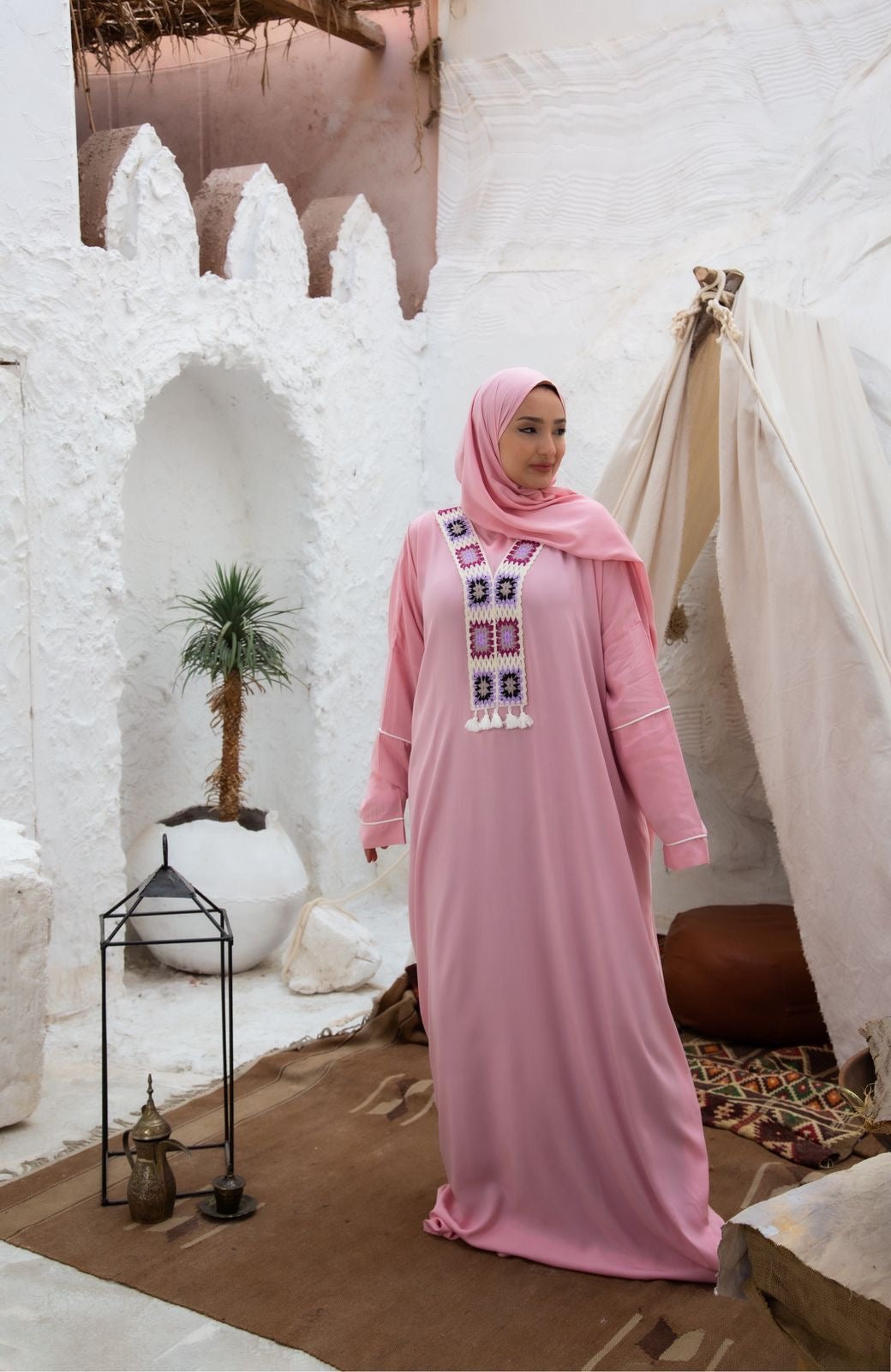 Viscose isdal - Pink