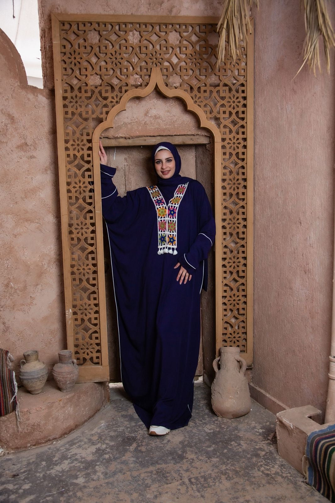 Viscose isdal - dark Blue