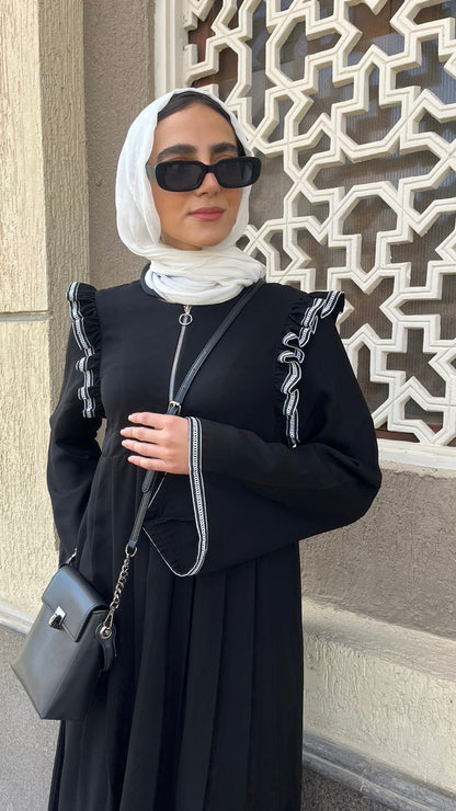 Ruffles Abaya