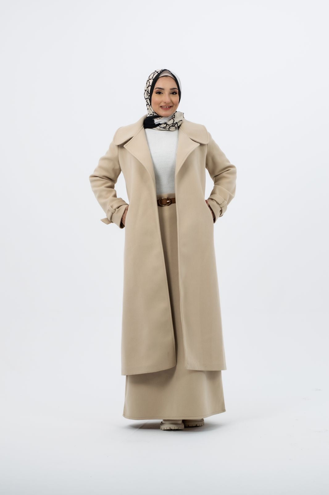 Coat Soft Wool - Beige