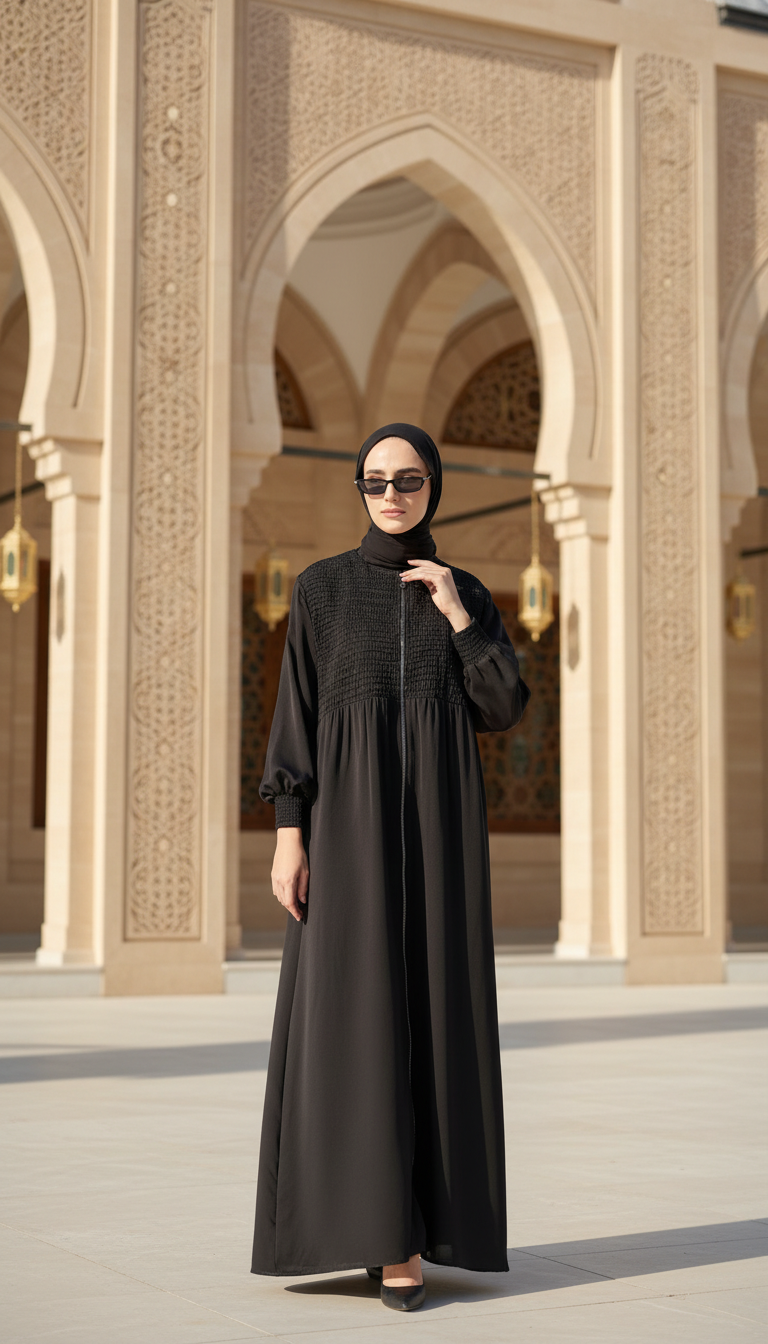 Zipper Abaya
