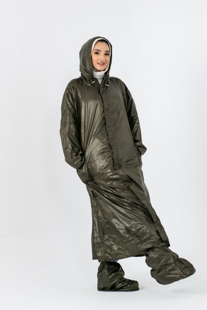 Waterproof Rain Coat ( 3 pieces ) Olive