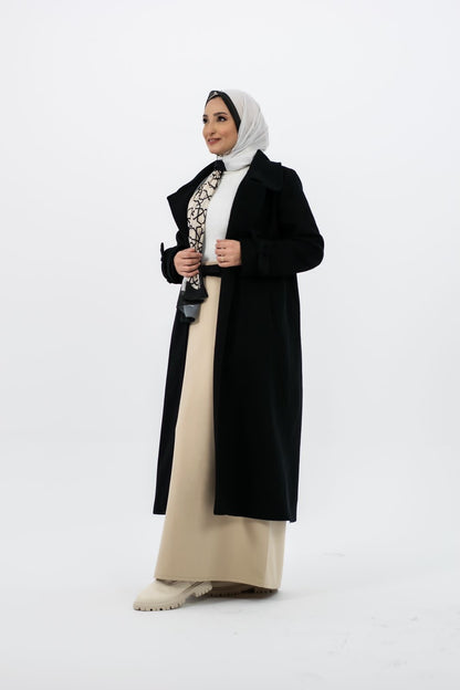 Coat Soft Wool - Black