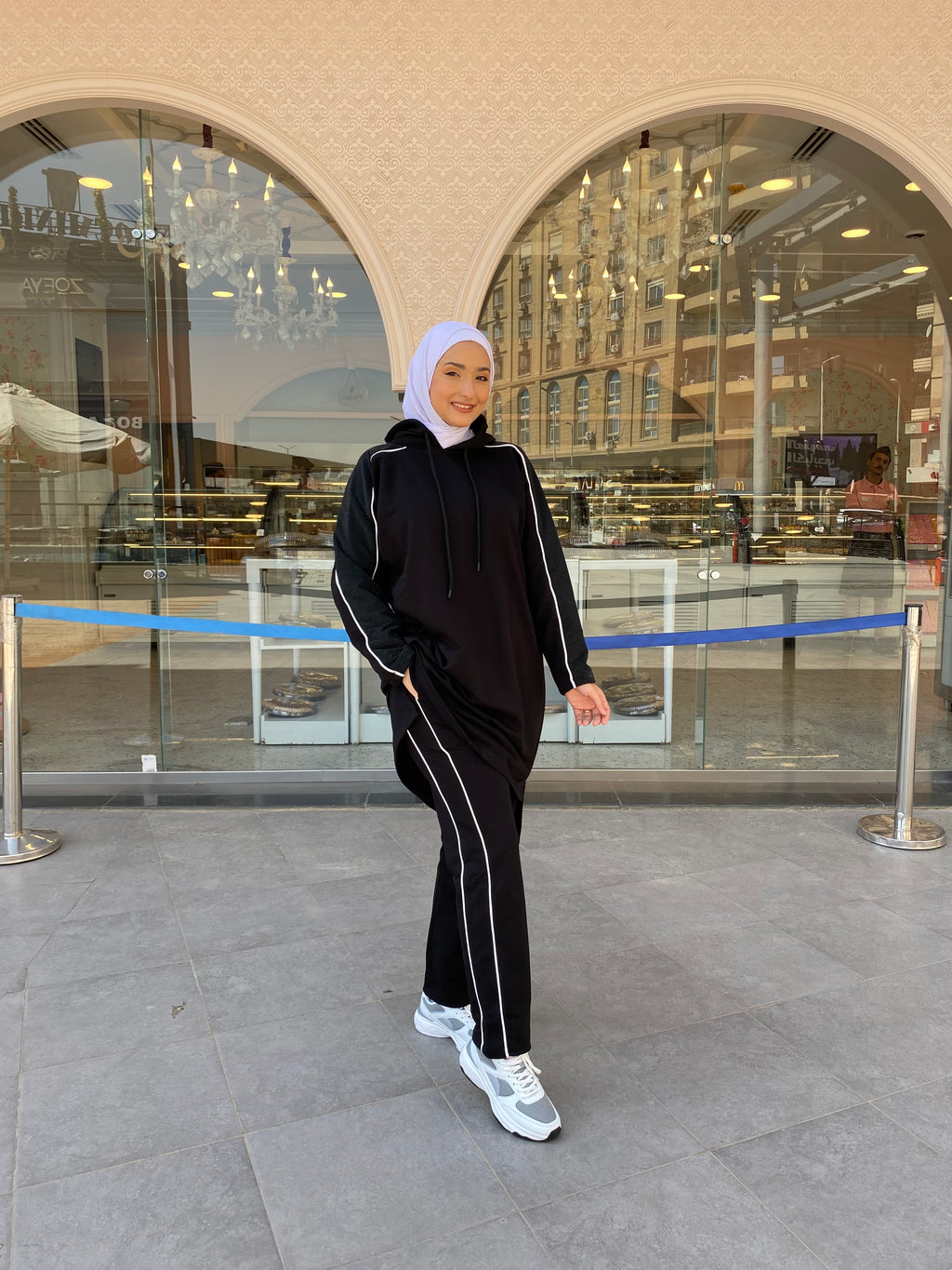 Black Hoodie Training Suit