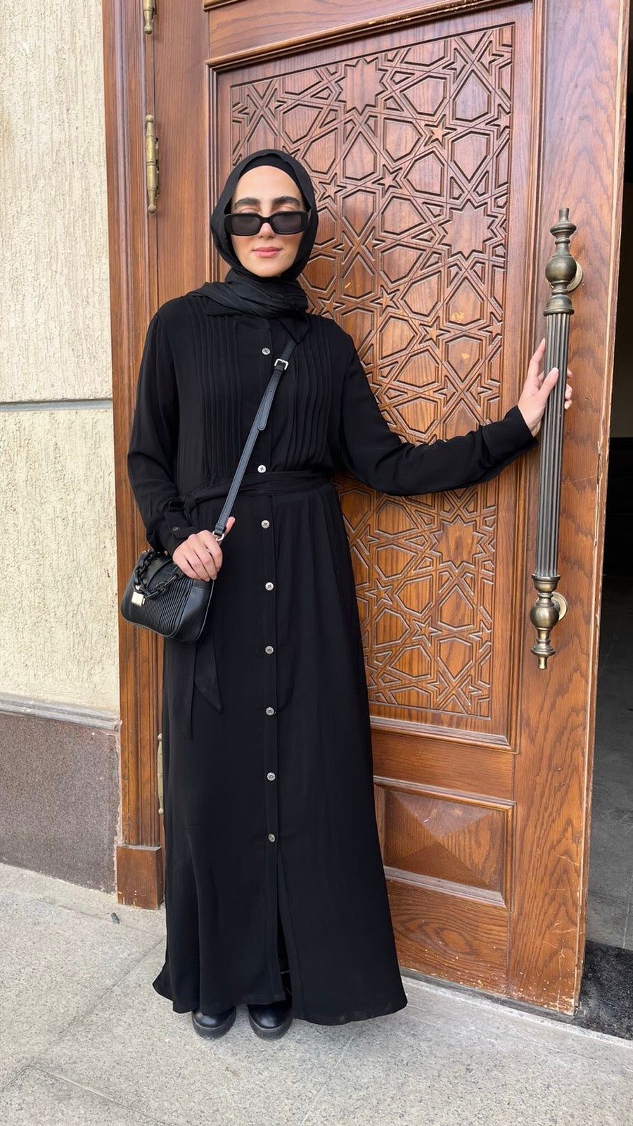 Chemise pleated Abaya