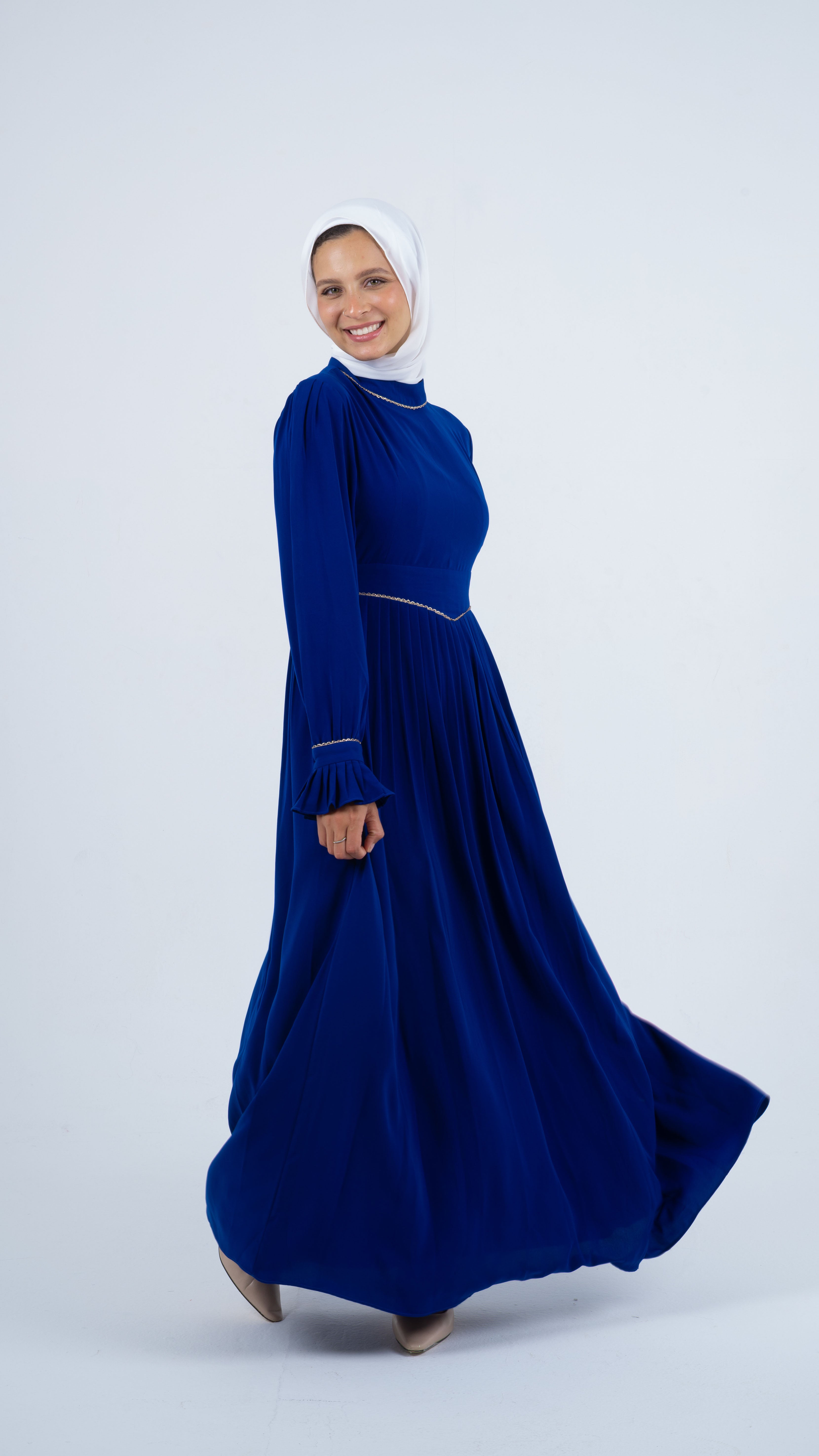 Royal Blue Princess apres midi Dress