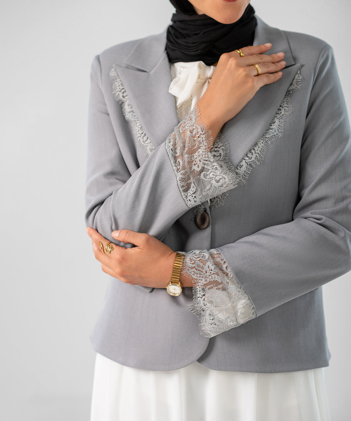 Dantel Blazer - بليزر دانتيل