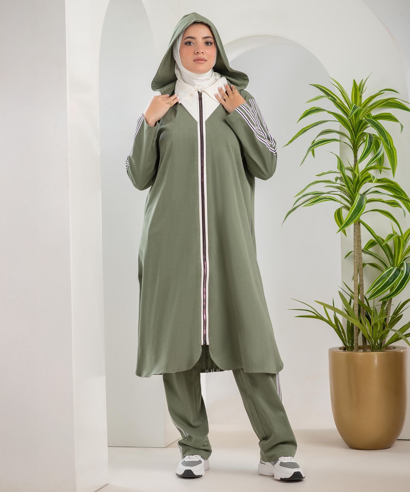 Olive Stride Tracksuit