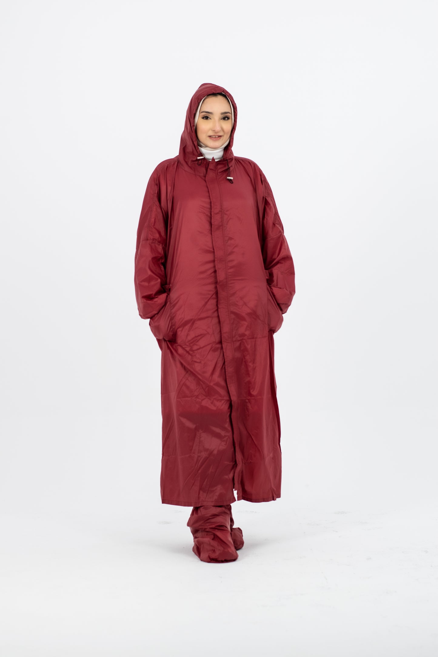 Waterproof Rain Coat ( 3 pieces ) Red