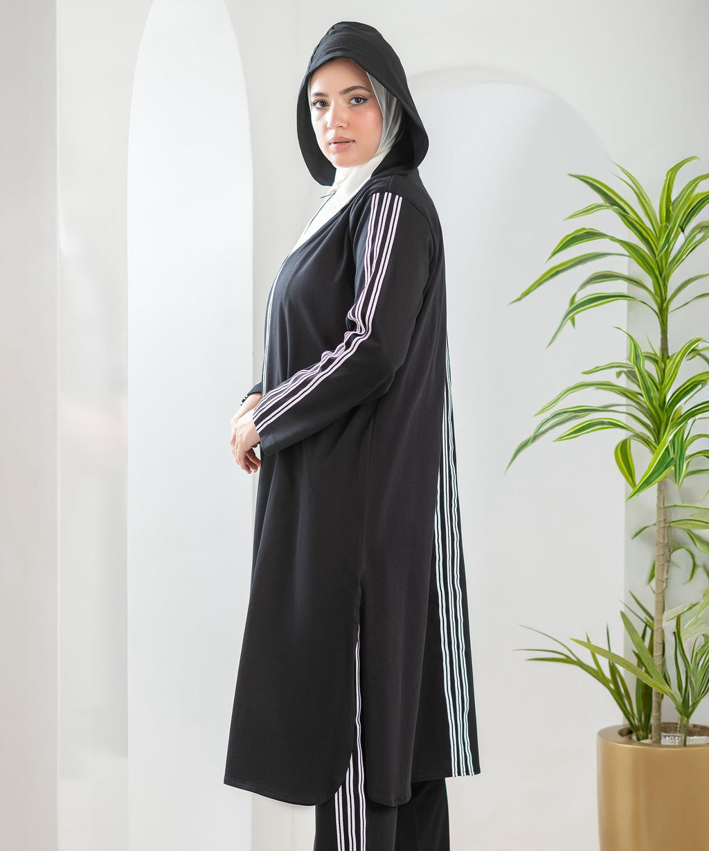 Black Stride Tracksuit