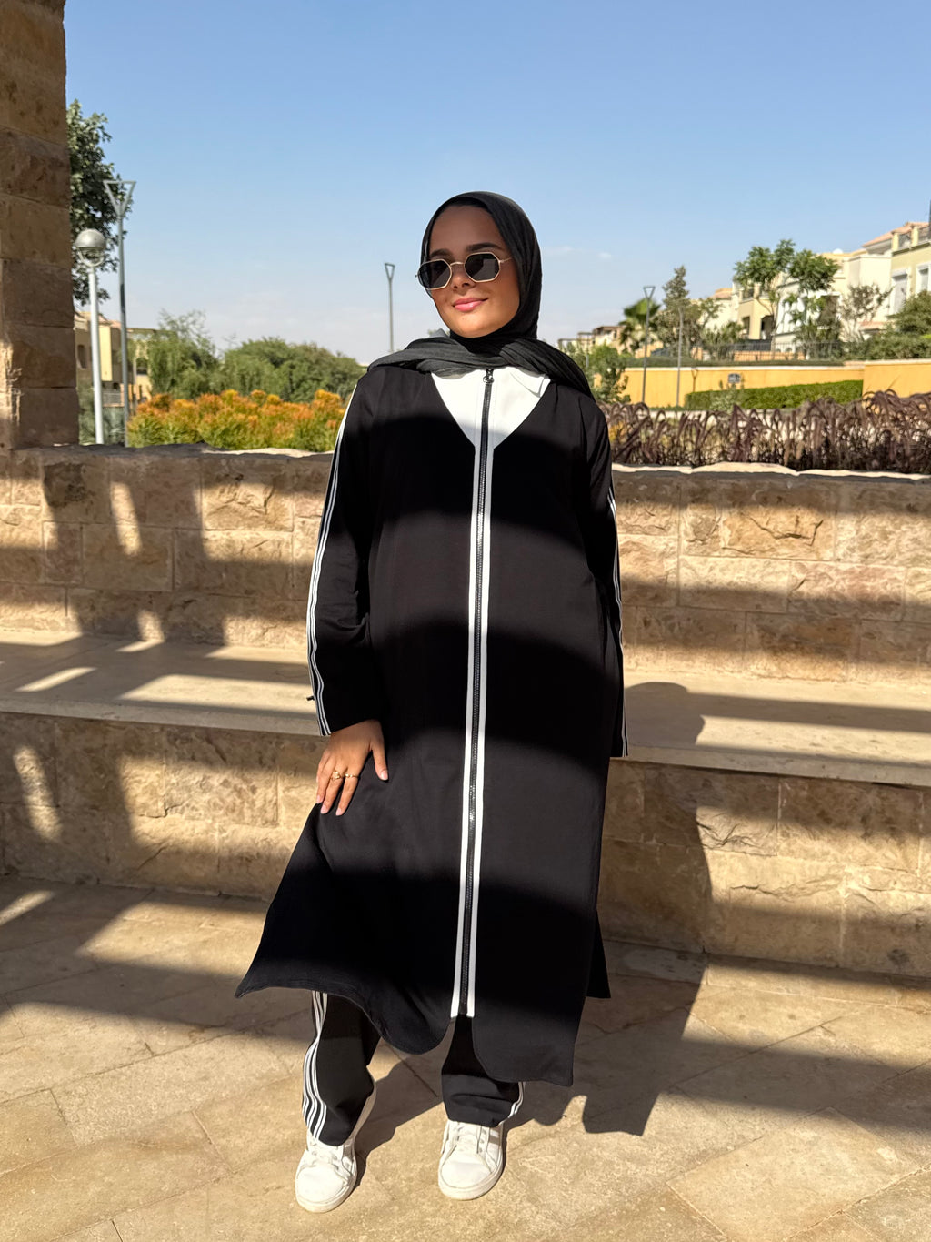 Black Stride Tracksuit