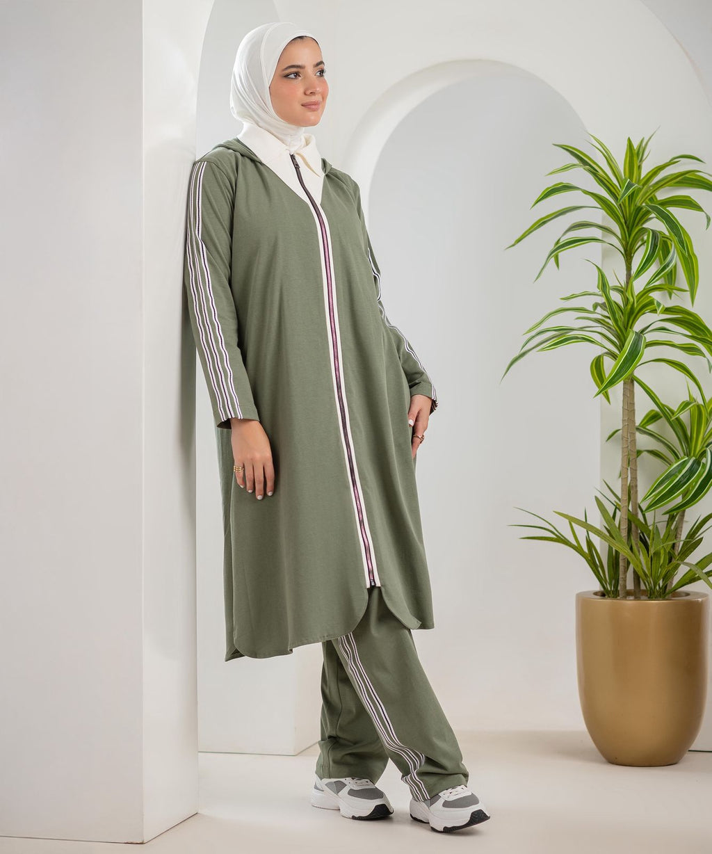 Olive Stride Tracksuit