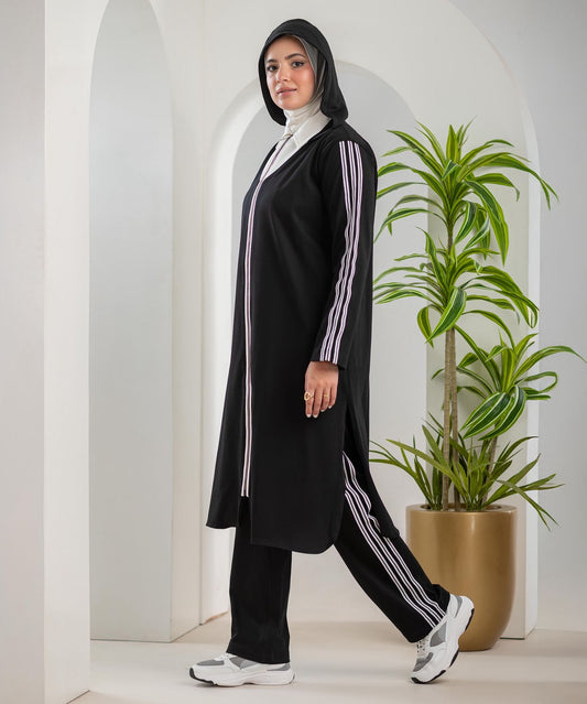 Black Stride Tracksuit