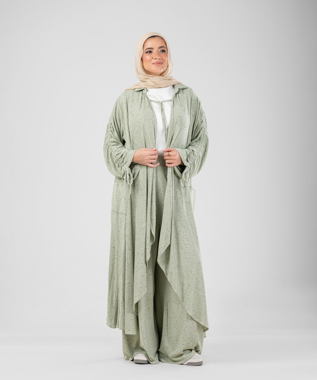 Flow Serena Drape 2-Piece Modest Set ( Olive )
