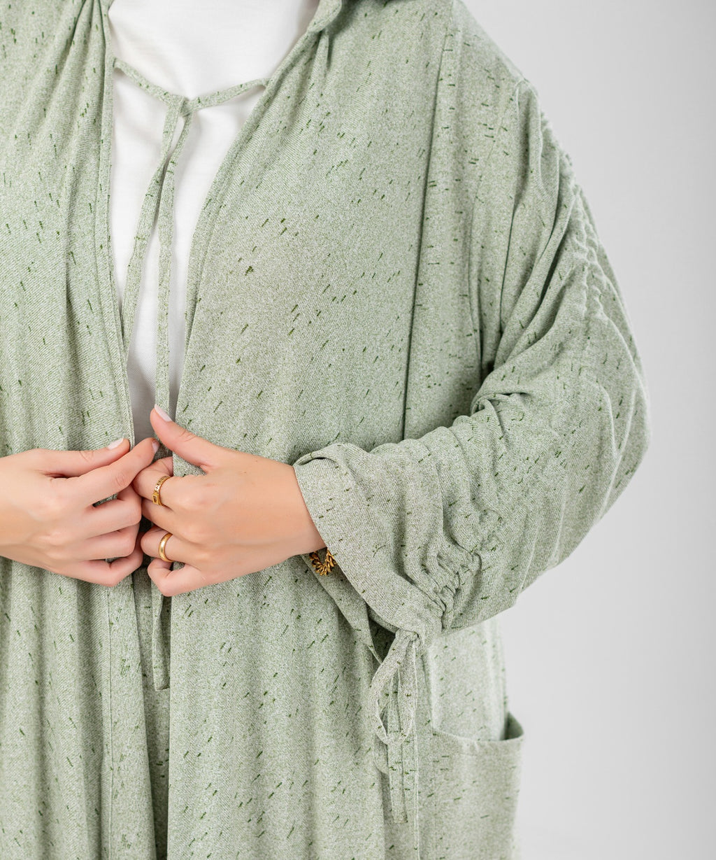 Flow Serena Drape 2-Piece Modest Set ( Olive )
