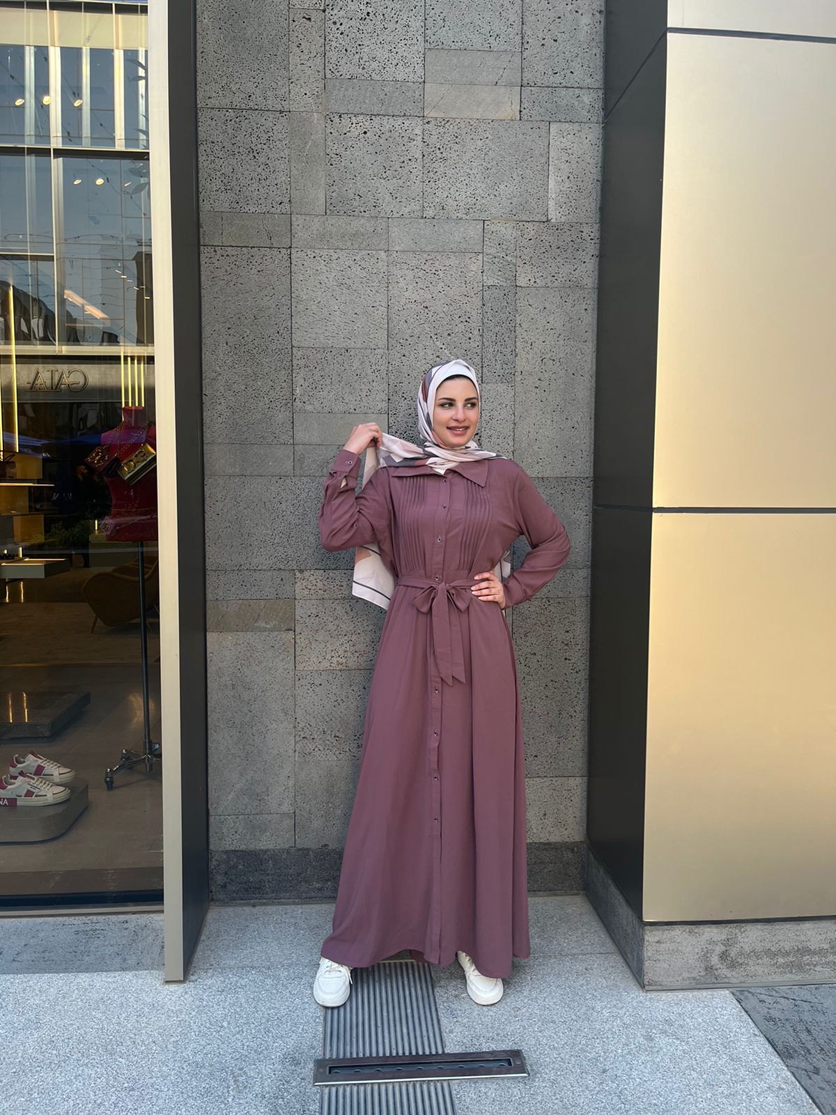 Pleated Dress Kashmir